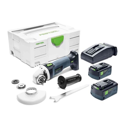 Meuleuse d'angle 18 V AGC 18-125 Li 5,2 EB-Plus 125 mm + 2 batteries 5,2 Ah + chargeur + coffret SYSTAINER FESTOOL photo du produit Secondaire 1 L