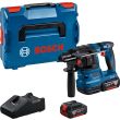 Perforateur SDS-Plus 18 V GBH 18V-22 + 2 batteries 4 Ah + chargeur rapide sous L-BOXX BOSCH 0611924002 photo du produit