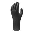 Gants antistatiques à usage unique 100 % nitrile sans poudre noir TS SHOWA 7550-T.S photo du produit