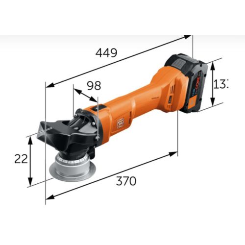 Chanfreineuse 18 V AKFH 18-5 5 mm AMPShare + 2 batterie 8 Ah Procore + chargeur + L-Boxx FEIN 71380563000 photo du produit Secondaire 4 L