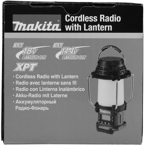 Radio avec lanterne LED LXT 14,4 à 18V (sans batterie ni chargeur) en boîte en carton - MAKITA - DMR055 pas cher Secondaire 18 L