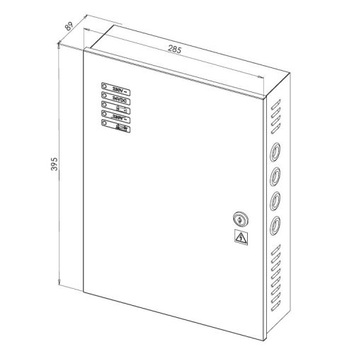 Alimentation secourue 24V DC 5A + relais défaut Héraclès ALIM2405S2 photo du produit Secondaire 1 L