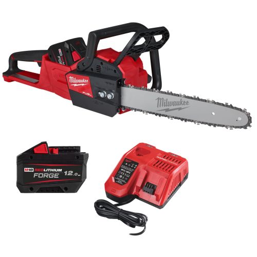 Tronçonneuse 18 V M18 FUEL M18 FCHS-122 avec guide de 40 cm + 2 batteries 12 Ah + chargeur MILWAUKLEE 4933499217 photo du produit
