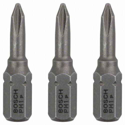 3 embouts de vissage extra dur PH1 25 mm BOSCH 2607001508 photo du produit