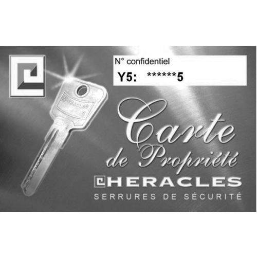 Monopoint horizontale fouillot Ercy Y5 40mm gauche 4 clés - HERACLES - I-501711-2 pas cher Secondaire 2 L