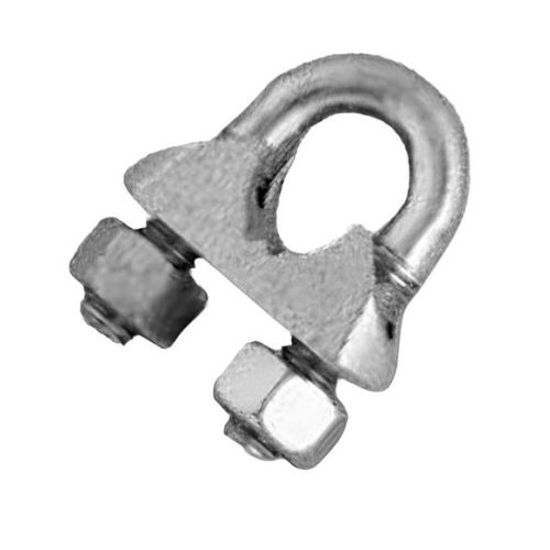 Serre-câble étrier standard 6mm en acier zingué - CHAPUIS - 300/6Z pas cher