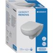 Pack cuvette WC suspendue RENOVA RIMFREE 6 l avec abattant GEBERIT 500.699.01.1 photo du produit Secondaire 2 S