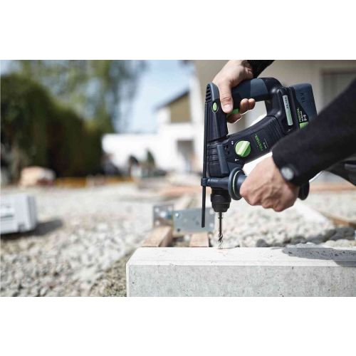 Perforateur SDS Plus sans-fil Festool BHC 18 C 3,1 I-Plus 18 V + 2 batteries 3,1 Ah + Systainer 3 photo du produit Secondaire 10 L