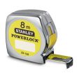 Mètre ruban 8mx25mm 'Powerlock Classic ABS' - STANLEY - 1-33-198 pas cher