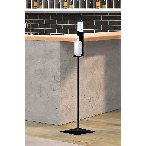 Présentoir flacon gel hydroalcoolique H 1100 noir MERMIER 500014 photo du produit Secondaire 2 L