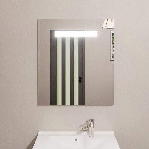 Miroir salle de bain ELEGANCE avec bande LED 60x80cm rectangulaire - CUISIBANE - S02ELEGAN60 pas cher Secondaire 2 L