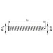 Vis ancrage châssis bois WIROX 7,5X80 boîte de 100 SPAX 1031010750805 photo du produit Secondaire 1 S