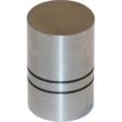 Bouton cylindrique strié inox 17 x 26 mm CADAP 00540/72S photo du produit