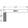 Equerre droite et d'onglet L. 250 mm KS TOOLS 300.0220 photo du produit Secondaire 5 S