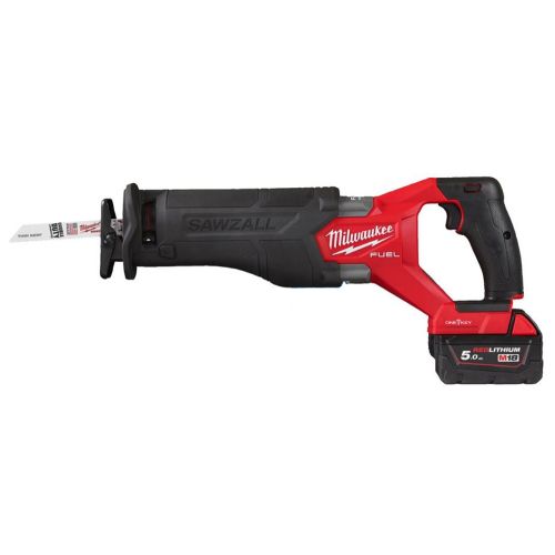 Scie sabre M18 FUEL ONE-KEY 18 V ONEFSZ-502X + 2 batteries 5 Ah + chargeur rapide + HD BOX - MILWAUKEE - 4933478294 photo du produit