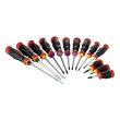 Jeu de 13 tournevis bi-matière fente, Phillips® et Pozidriv® SAM OUTILLAGE T-J13Z photo du produit