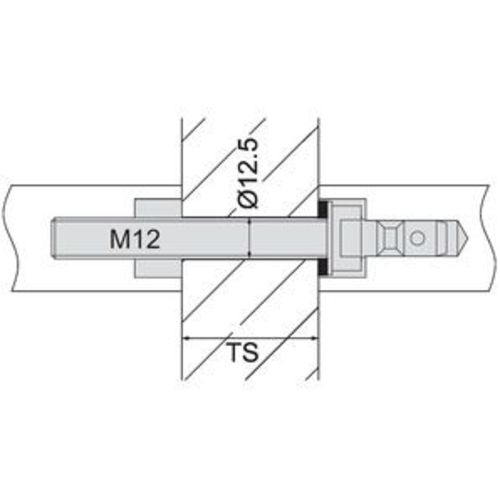 Kit de montage double universel - NORMBAU - 0 471 110 pas cher Principale L