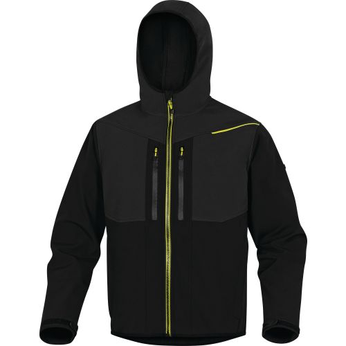 Veste Softshell 3 couches noir/jaune TXL - DELTA PLUS - HORT2NJXG pas cher