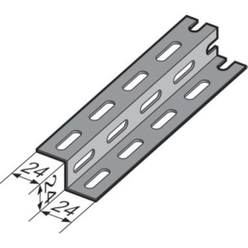 Profil&eacute; perfor&eacute; Z A570 3m 24x24x24 &ndash; NIEDAX - 016002 pas cher