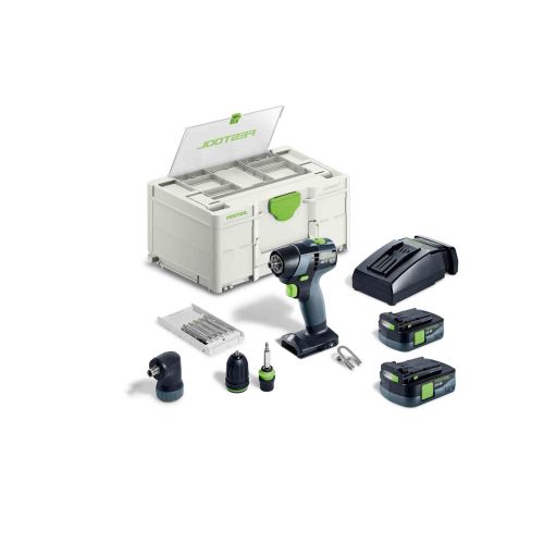 Perceuse-visseuse 10,8 V TXS 12 2,5-Set + 2 batteries 2,5 Ah + chargeur + coffret SYSTAINER SYS3 DF M 187 FESTOOL 576874 photo du produit