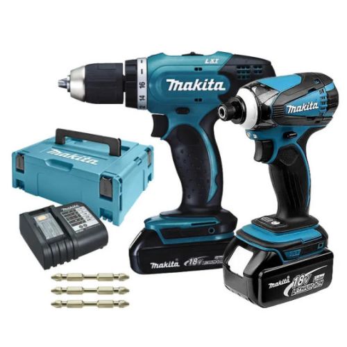 Pack Perceuse visseuse 18 V DDF453 + visseuse à chocs 18 V DTD146 + 2 batteries 3 Ah + chargeur + coffret MAKPAC MAKITA DLX2022SJ3 photo du produit Secondaire 6 L