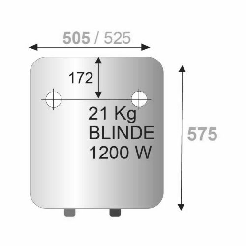 Chauffe-eau électrique blindé vertical mural CHAUFFEO 75L D510 - ATLANTIC - 021113 pas cher Secondaire 1 L