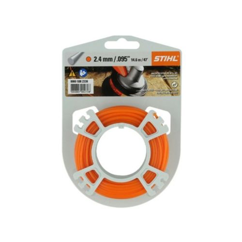 Bobine de fil rond diamètre 2,4mm longueur 14,6m - orange STIHL 0000-930-2338 photo du produit Principale L