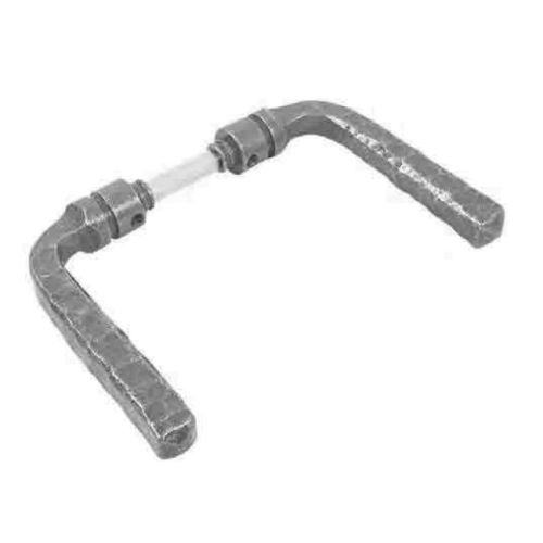 Béquille double Bellac fer cementé poli verni 2 portées carré 7mm - BOUVET - B48DB8232 pas cher