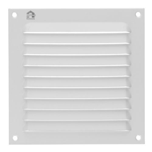 Grille à persienne 436 largeur 300mm hauteur 300mm époxy blanc RAL 9010 - RENSON - 8338 pas cher Secondaire 4 L