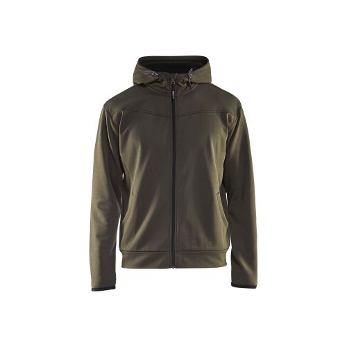Sweat zipp&eacute; &agrave; capuche vert kaki/noir TXS BL&Aring;KL&Auml;DER 336325264599XS photo du produit