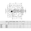 Chevilles à douille acier électrozingué pour fixations lourdes TA M10 10X69mm boîte de 25 - FISCHER - 90247 pas cher Secondaire 1 S