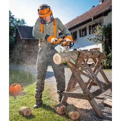 Stihl MS 170 Tronçonneuse à déclenchement – Lame de 35 cm – 30,1 CC – 4,1  kg : : Jardin