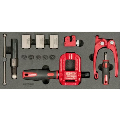 Module d'appareil à collets pour durites de frein 16 pièces KS TOOLS 122.1290 photo du produit Secondaire 1 L
