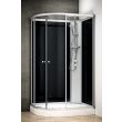 Cabine de douche asymétrique SILVER INTEGRAL DROITE NOIR 70x90 - THALASSOR - SAIN7090D pas cher