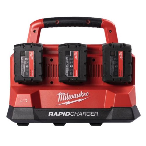 Chargeur 18 V M18 PC6 6 ports en boîte en carton MILWAUKEE 4932480162 photo du produit Secondaire 2 L