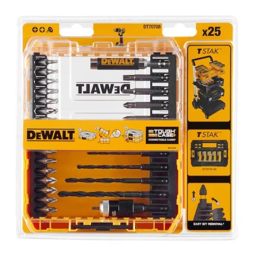 Petit coffret de 25 pièces Toughcase - DEWALT - DT70708-QZ pas cher Secondaire 1 L