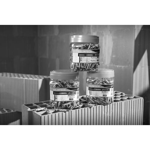 Bidon de 500 chevilles bi-matière COLORTECH 6x35 sans vis - SPIT - 569248 pas cher Secondaire 2 L