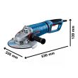 Meuleuse angulaire 2700W GWS 27-230 PR Professionnal 230mm en coffret - BOSCH - 06018C7101 pas cher Secondaire 2 S