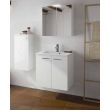 Meuble sous vasque ANGELO L60 blanc brillant 2 portes NEOVA A2344186 photo du produit Secondaire 1 S