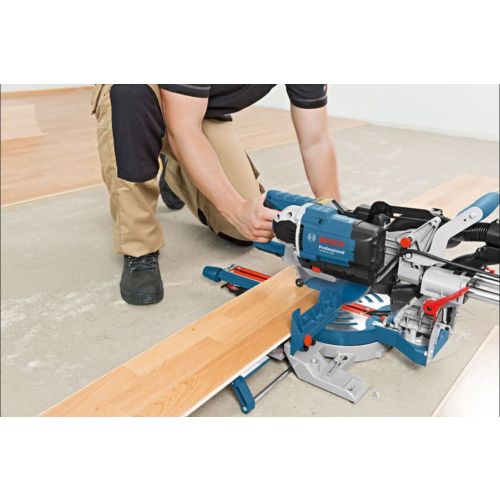 Scie radiale 1600 W GCM 8 SDE Professional avec système de serrage BOSCH 0601B19200 photo du produit Secondaire 3 L