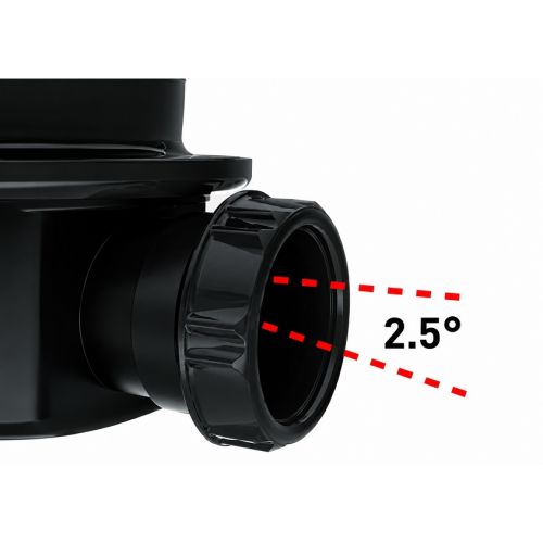 Bonde de douche extra-plate pour receveur D90mm - VALENTIN - 00 571700 000 00 pas cher Secondaire 2 L