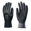 Gant tricot EUROICE EUROTECHNIQUE thermiques nylon double bouclettes enduit PVC noir/gris T9 COVERGUARD 629 photo du produit