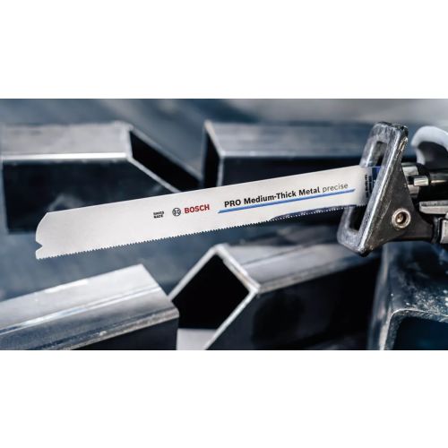 5 lames de scie sabre PRO Medium-Thick Metal precise S1137BEF 225 x 25 x 1,1 mm BOSCH 2608658994 photo du produit Secondaire 3 L