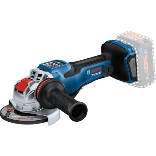 Meuleuse d'angle 18 V GWX 18V-15 PSC Biturbo X-LOCK + 2 batteries ProCore 8 Ah + chargeur en coffret L-BOXX BOSCH 06019H6G01 photo du produit Secondaire 2 L