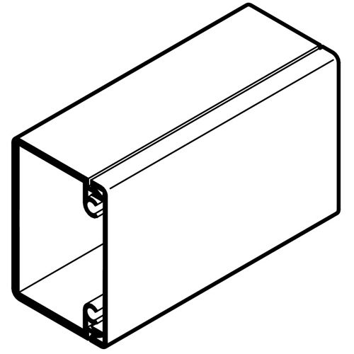 Goulotte de distribution AXIS 60x39,5mm blanc - OBO BETTERMANN - 6131304 pas cher Secondaire 1 L