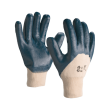 Gant de travail NI150 en coton enduit nitrile blanc/bleu T8 1190B T.08 photo du produit