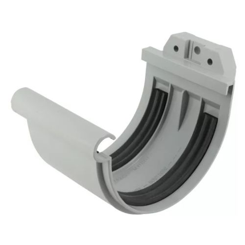 Jonction &agrave; joint en TECHTAN pour goutti&egrave;res LG25 gris NICOLL JN25 photo du produit