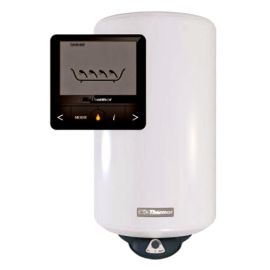 Chauffe-eau électrique connecté ACI Hybride VISUALIS vertical mural 100L - THERMOR - 261068 pas cher Principale M