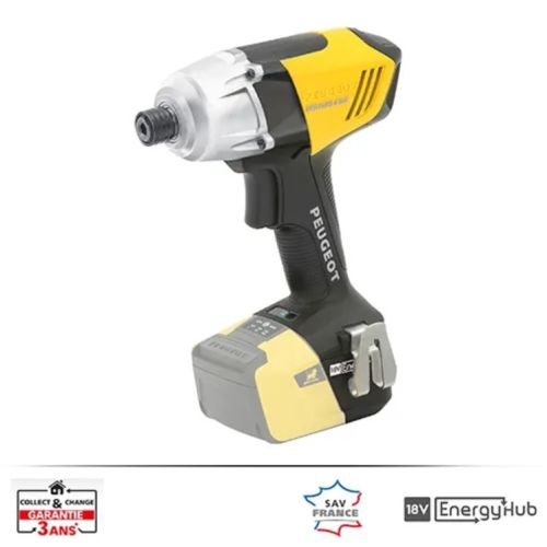 Visseuse à choc 18 V EnergyDriver-18VBL Brushless (sans batterie ni chargeur) PEUGEOT OUTILLAGE 250308 photo du produit Secondaire 1 L