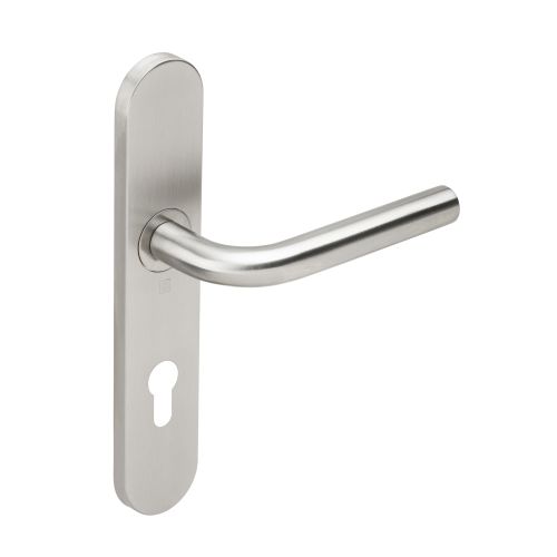 Ensemble sur plaques JADE s&eacute;rie 1194 type cl&eacute; I finition inox - HERACLES - B-INOX-SP08 pas cher Secondaire 3 L